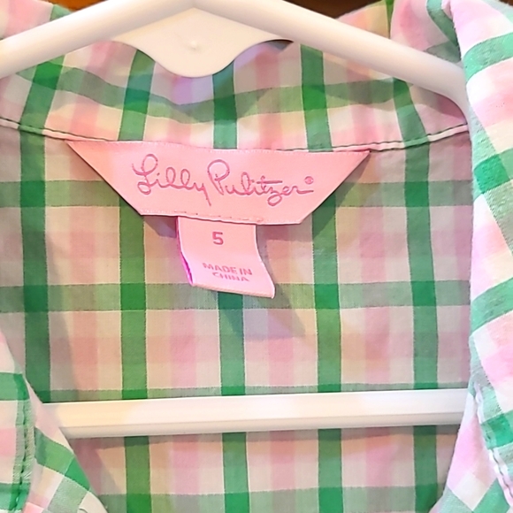 Lili Pulitzer Cotton Blouse For a Girl. Size 5. Condition- 👍. - Picture 2 of 8